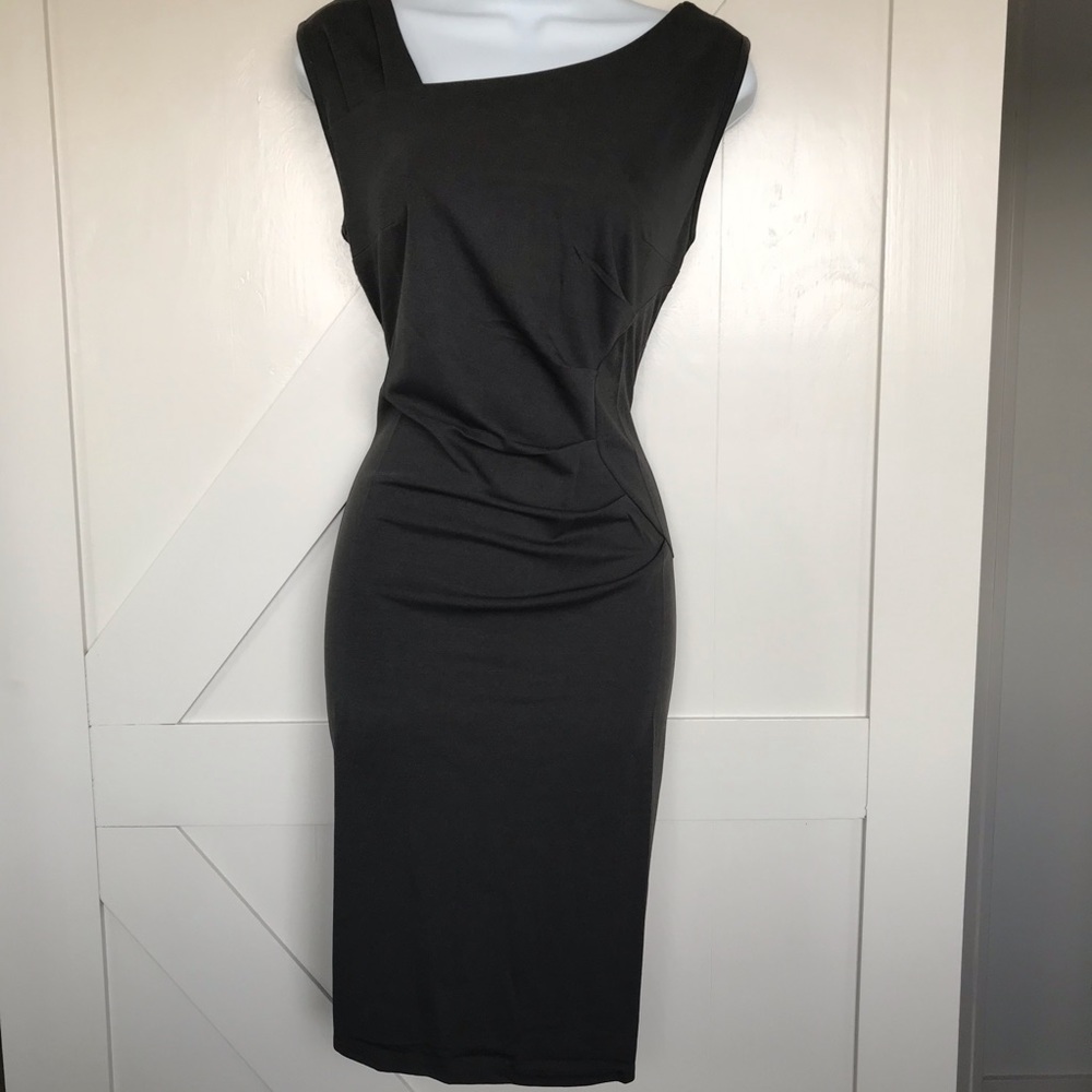 Gray midi dress - Picture 6 of 6